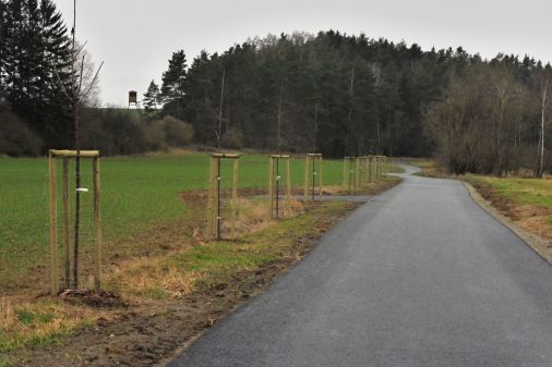 Nová komunikace z Ohnišťovic do Meclova.