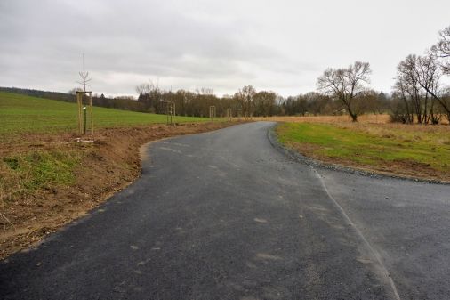 Nová komunikace z Ohnišťovic do Meclova.